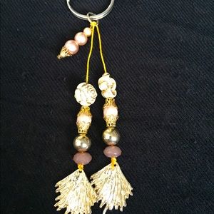 Vintage Beaded Keychain/Handbag Accessory